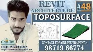 #48 | Make Toposurface in Revit Architecture | Label Contours [deepak verma]