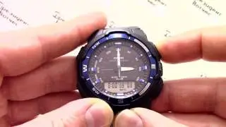 Часы Casio Outgear SGW-500H-2B [SGW-500H-2BER] - Инструкция, как настроить от PresidentWatches.Ru