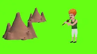 Sapera been bajate huye green screen video