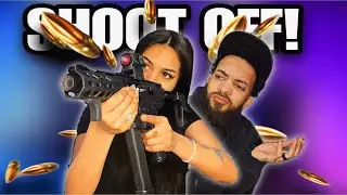 MY GIRL SAID SHE SHOOTS BETTER THAN ME!!! 🥴