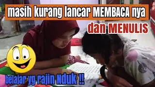 di AJARI Tante belajar membaca dan MENULIS