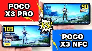 POCO X3 PRO vs POCO X3 NFC🔥 - GAMING TEST 2021🔥 БОЛЬШОЕ СРАВНЕНИЕ В ИГРАХ! FPS + НАГРЕВ!