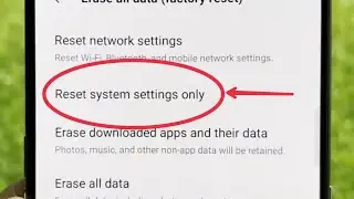 How To Reset system settings only in Realme || Oppo Phone