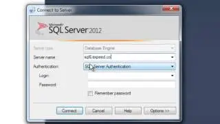 Connecting to SQL Server using SQL Management Studio