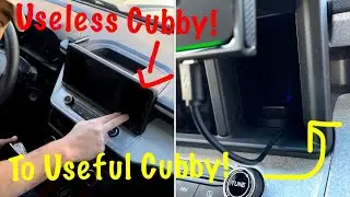 Solution For The Useless Maverick Cubby Found?  Easy USB Ports For Easy Charging.