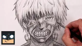 How To Draw Ken Kaneki | Tokyo Ghoul Sketch Tutorial