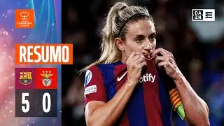 Resumo | FC Barcelona 5-0 SL Benfica | Women's Champions League 23/24