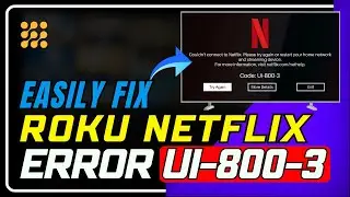 How to Fix Roku Netflix Error UI-800-3 in Minutes? | Complete Guide!