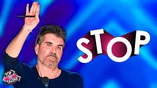 Simon Cowell Says STOP, But Then... OMG!!!