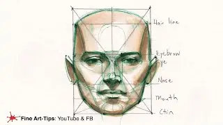 HOW TO DRAW THE HEAD PROPORTIONS - By Ferhat Edizkan