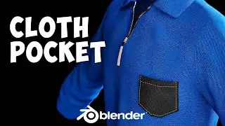 How To Add Pocket to Cloth in Blender