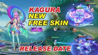 Kagura FREE Epic Skin Jade Blossom 😍 Release Date and Skill Effect | Mobile Legends