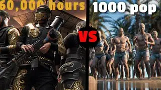 60,000 HOUR GODSQUAD VS 1000 POP SERVER - Rust