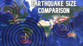 Biggest Earthquake Comparison On The Earth 💥💥