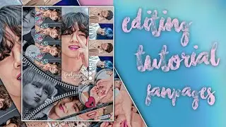 Beginner editing tutorial for fanpages| Kim Taehyung | Prachi's Tutorials