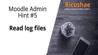 MOODLE admin hint #5 How to VIEW MOODLE LOG FILES - Ricoshae