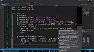 OpenGL   Learnopengl   Hello Window and GLAD   Visual Studio 2017