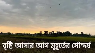 সকালে বৃষ্টি আসার আগ মুহূর্তের কি সুন্দর দৃশ্য 🤍 দুচোখ জুড়িয়ে যায় !