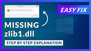 zlib1.dll Missing Error | How to Fix | 2 Fixes | 2021