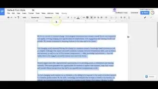 Change Default Font Styles in Google Docs