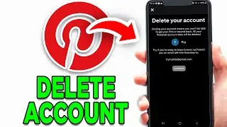 How To Permanently Delete Pinterest Account 2025! - Tutorial