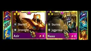 ⭐⭐⭐ 3 STAR NASUS & AZIR ⭐⭐⭐ | 5 SHURIMA & 3 STRATEGIST |  TFT SET 9 | RANKED