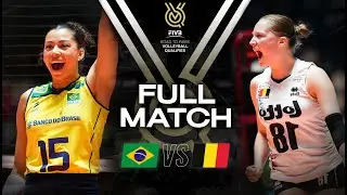 🇧🇷 BRA vs 🇧🇪 BEL - Paris 2024 Olympic Qualification Tournament | Full Match - Volleyball