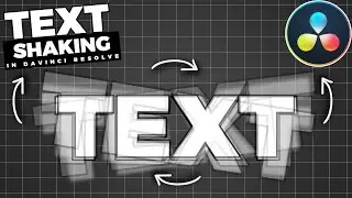How To Add a TEXT SHAKE Effect In Davinci Resolve