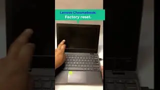 How to factory reset a Lenovo Chromebook. #chromebook