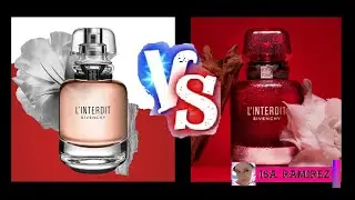 GIVENCHY L´Interdit EDP VS L´Interdit Rouge ❤️ Comparación de perfume