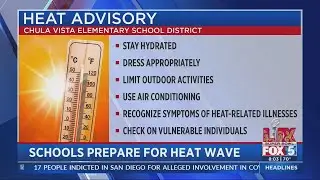 How local schools are preparing for heat wave