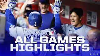 Highlights from ALL games on 8/31! (Dodgers go back-to-back-to-back, Michael Harris INSANE catch)