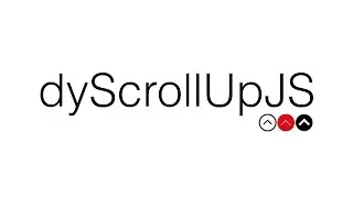 Create scroll to top button for your website and blog using dyScrollUpJS