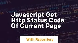 javascript get http status code of current page