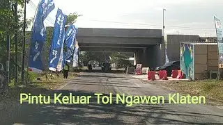 Mulai Terjadi Kepadatan di Pintu Keluar Tol Ngawen Klaten //Jalan Tol Solo-Jogja