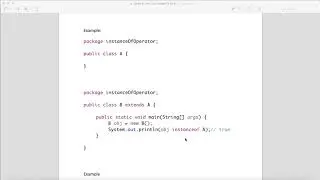 Instance-of operator in Java