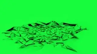 ground crack animation - green screen effect