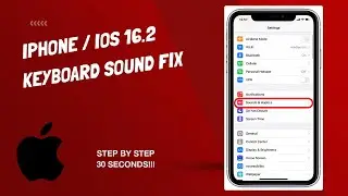 iPhone - Keyboard Sound Not Working Fix