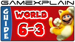 Super Mario 3D World - World 6-3 Green Stars & Stamp Locations Guide & Walkthrough