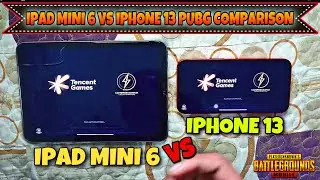 iPad Mini 6 VS iPhone 13 Comparison PUBG Test || iPad Mini 6 Pubg | Handcam Gameplay | Electro Sam