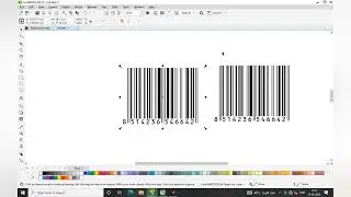 how to change barcode color in coreldraw 2021 | कॉरेल्ड्रा में बारकोड का color कैसे बदले । Method 1