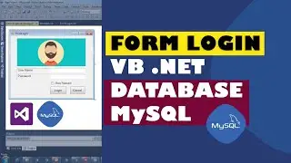 Membuat Form Login VB .NET Database MySQL