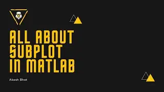 All About SubPlot in MATLAB