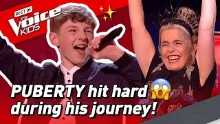 Daras VOICE DRASTICALLY CHANGES during The Voice Kids UK 2020! 😯