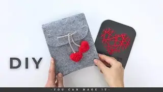 From Felt to Gift ✨❤️ sew Beautifully! Fold-Over Bag | Easy Sewing Tutorial