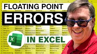 Excel - Fixing Floating Point Errors in Excel: Avoid Rounding Issues - Episode 564