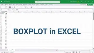 Boxplots in Excel | Single | Side-by-side box plot