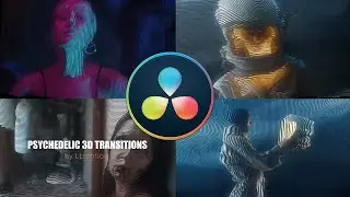 Psychedelic Transitions 3D DaVinci Resolve Macros