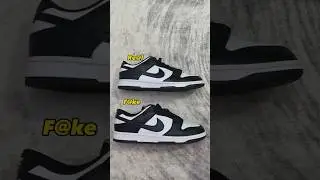 Real Vs Fake Nike Panda Dunks #sneakerhead #sneakers #shorts