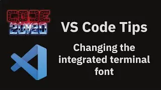 VS Code tips — Changing the integrated terminals font